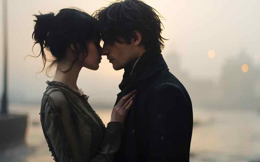 Cuplu îndrăgostiți AI